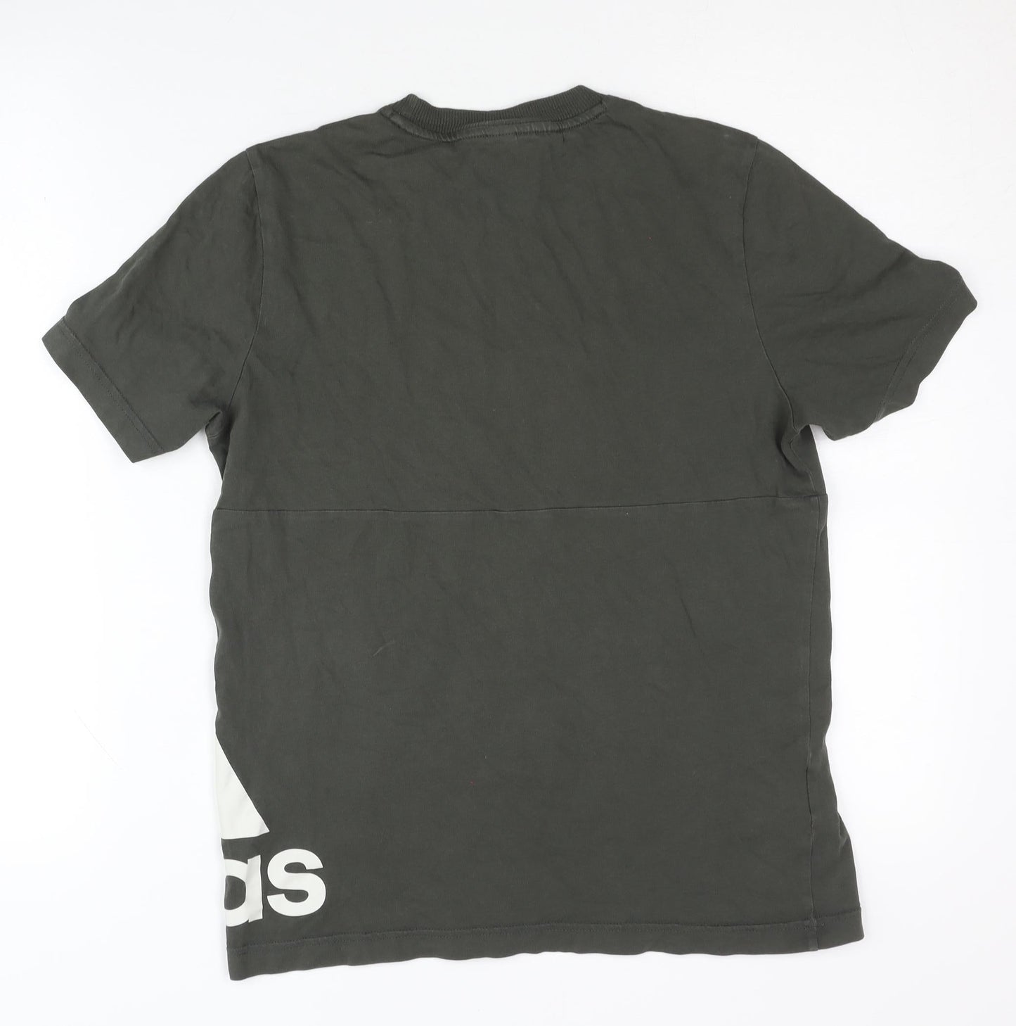 Adidas Black T-Shirt, Unisex Kids Size 13-14, Sporty Logo