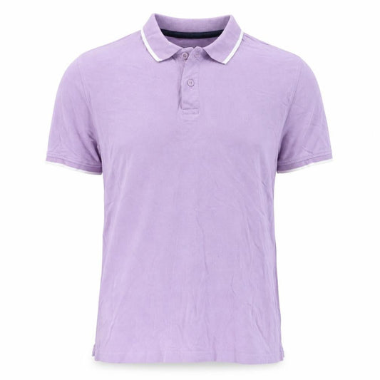 James Pringle Men's Purple Polo Shirt Medium