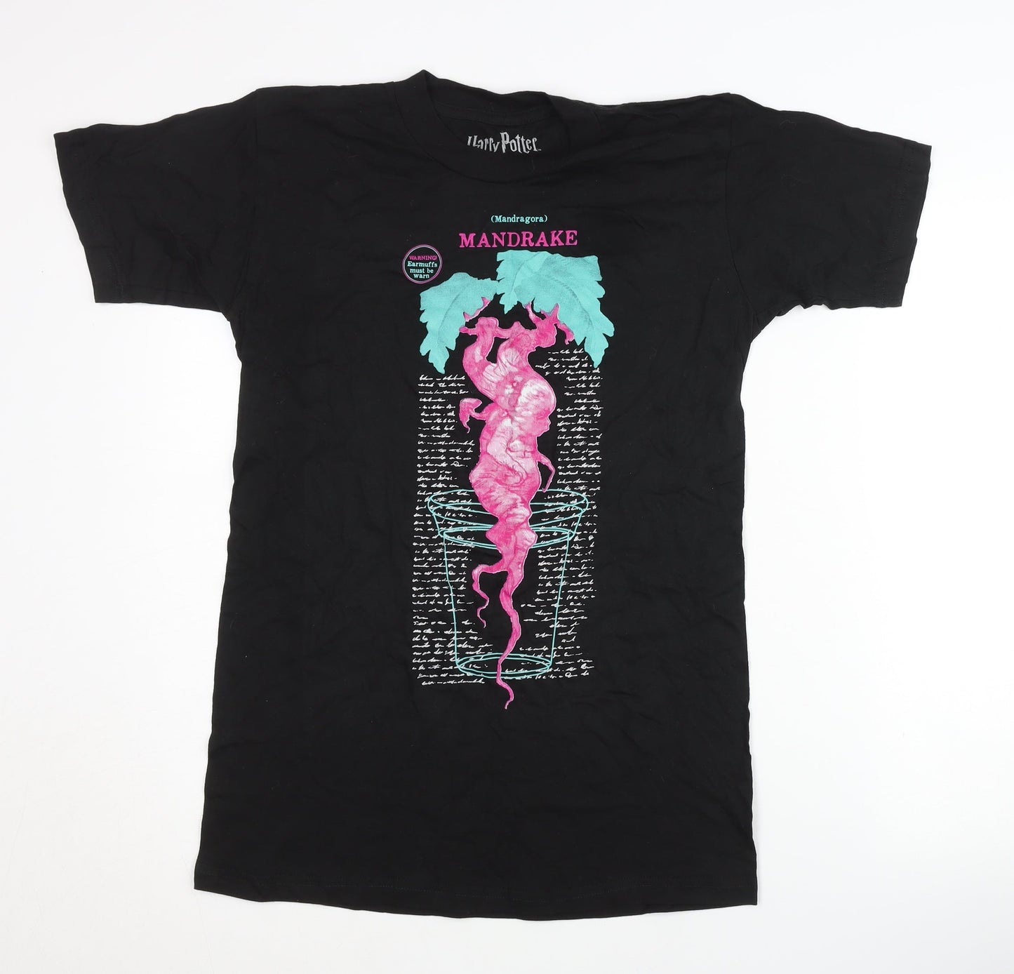 Harry Potter Mandrake T-Shirt Black XS