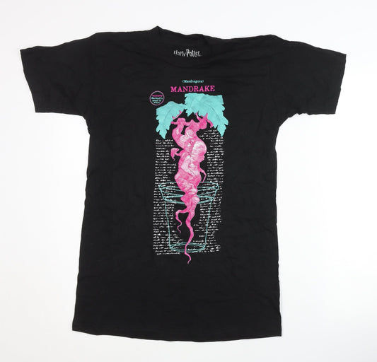 Harry Potter Mandrake T-Shirt Black XS