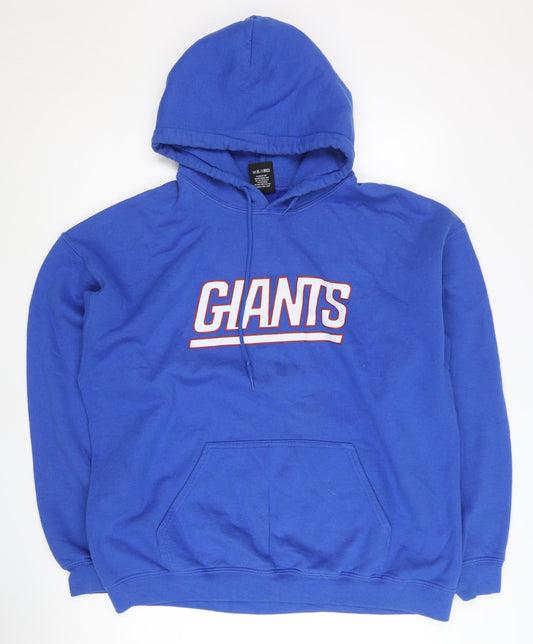 NFL Team Apparel Men’s Blue Giants Hoodie L Regular