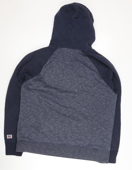 Hollister Men's Blue XL Pullover Hoodie
