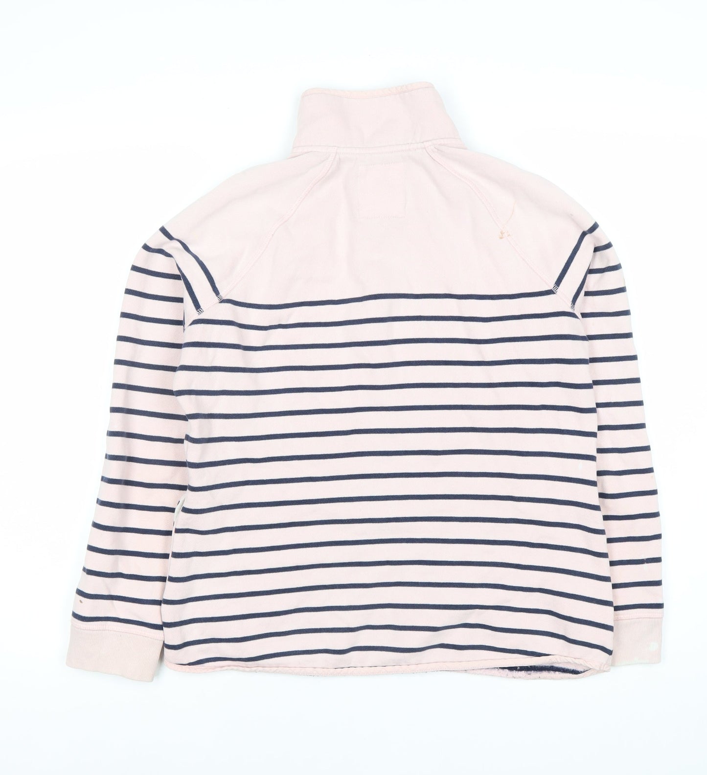 Crew Clothing Women’s Pink Striped Pullover Sweatshirt 12