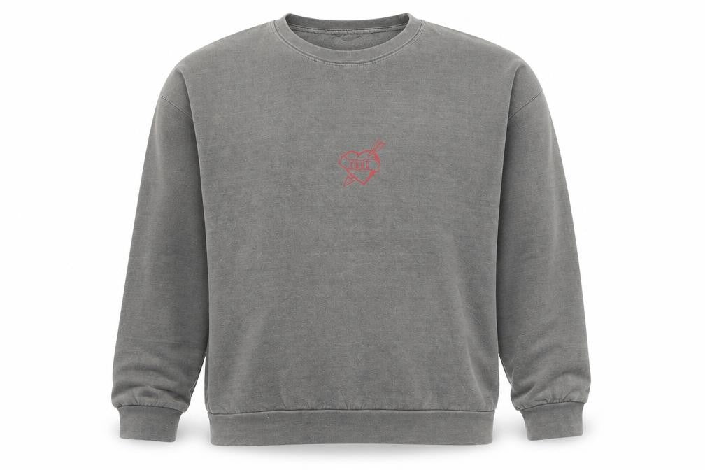 Topman Men's Grey Pullover Sweatshirt S