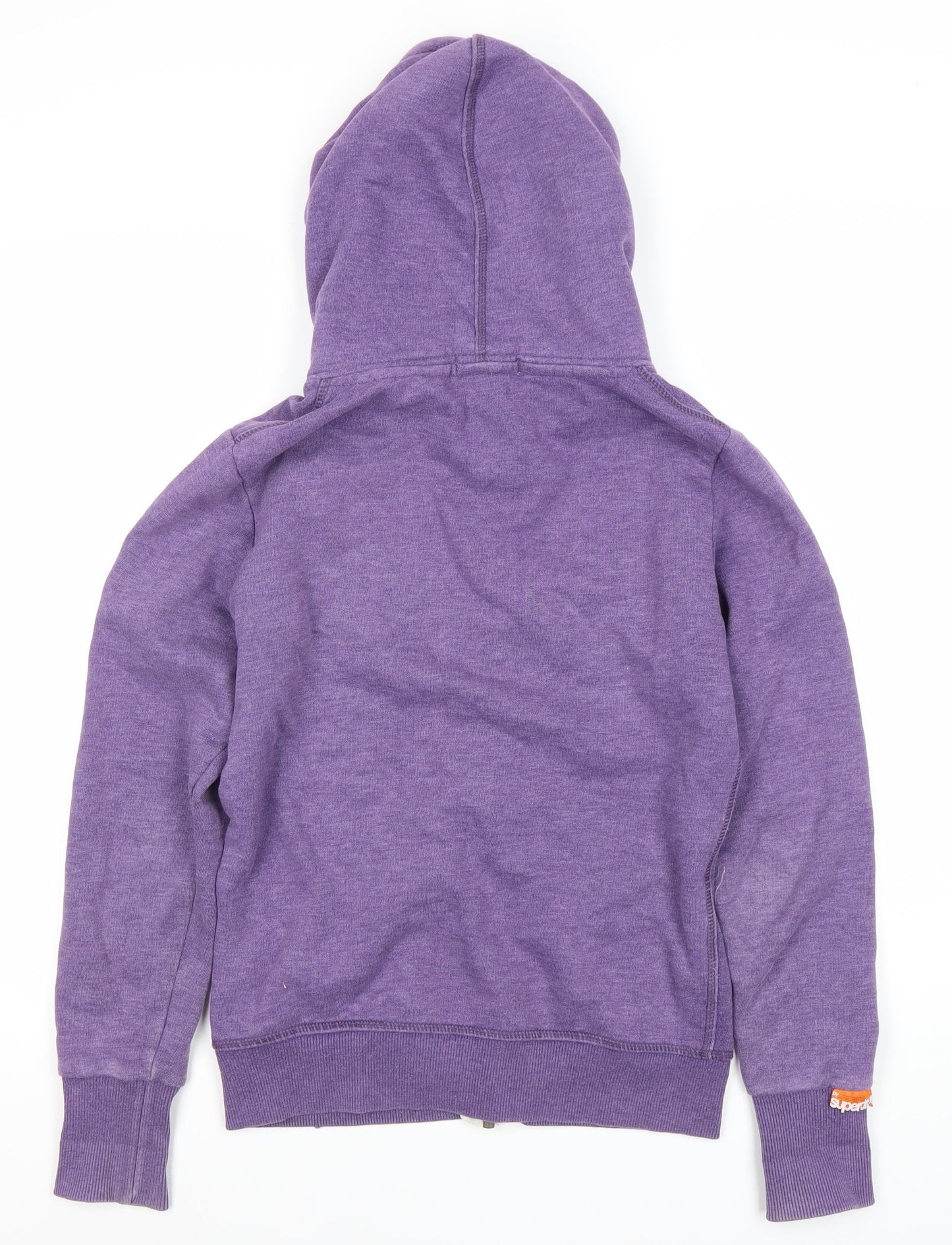 Superdry Women's Purple Full Zip Hoodie - Medium