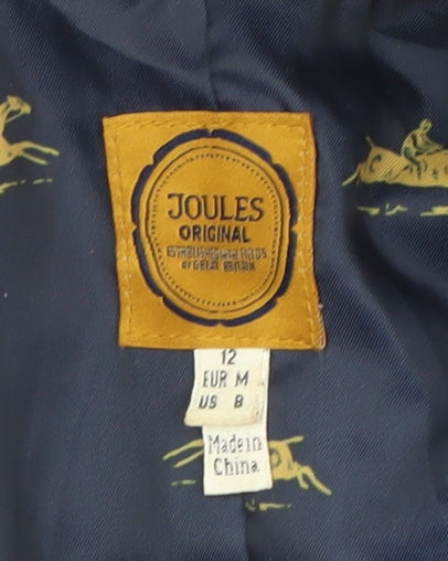 Joules Women's Navy Quilted Jacket M Casual