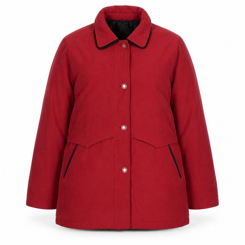 Roman Originals Women's Red Button Coat Size 12