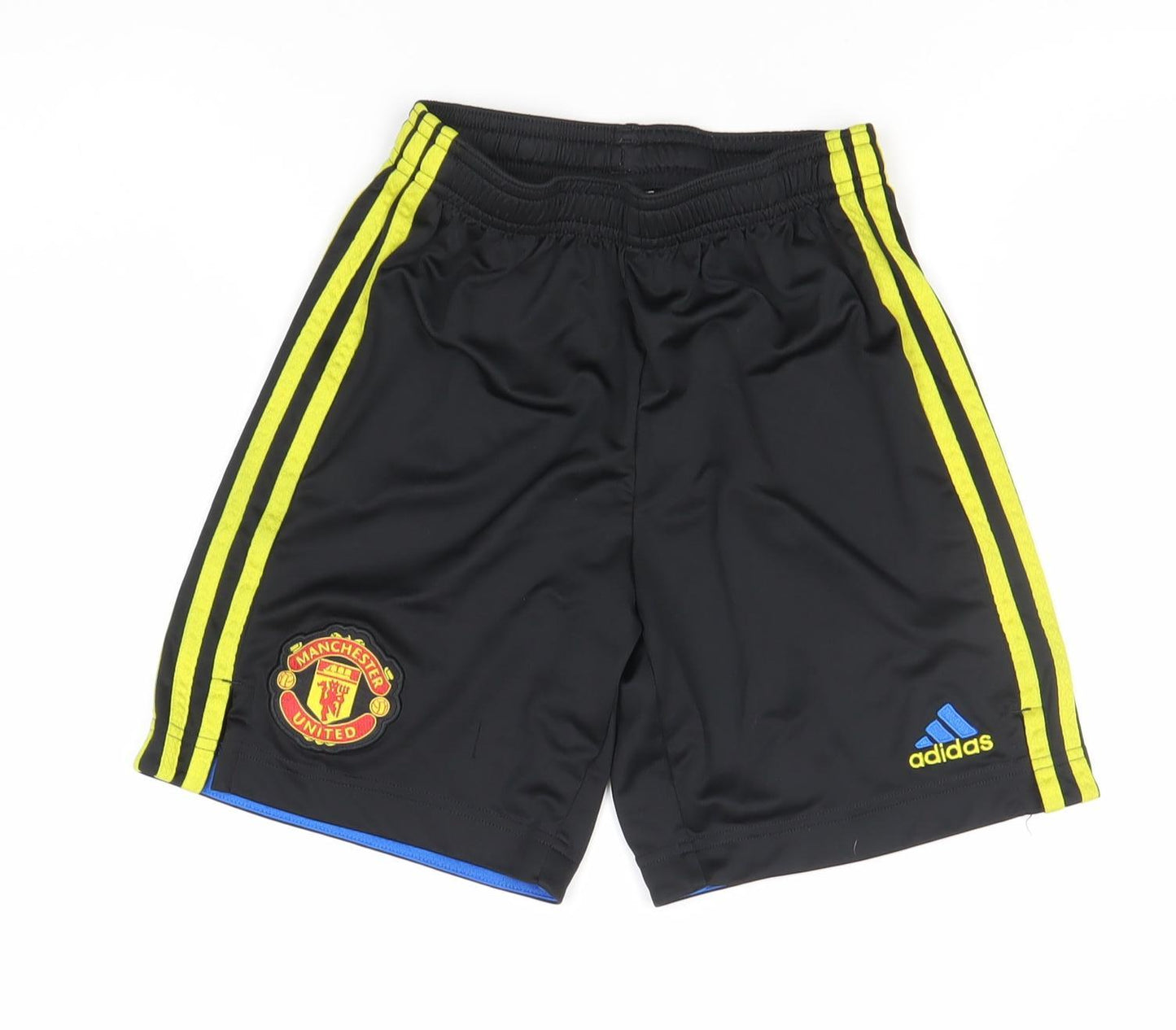Adidas Boys Black Manchester United Shorts 11 Years Sporty
