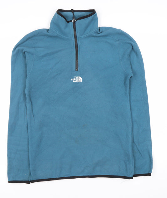 The North Face Men's Blue XS 1/4 Zip Fleece Sweatshirt