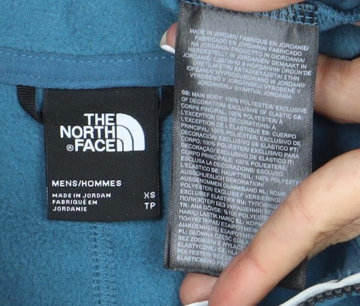 The North Face Men's Blue XS 1/4 Zip Fleece Sweatshirt
