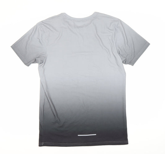 MAN Men’s Grey Crew Neck Short Sleeve T-Shirt - Size S