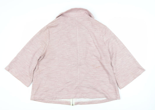 Simply Be Women's Pink Relaxed Jacket Size 18