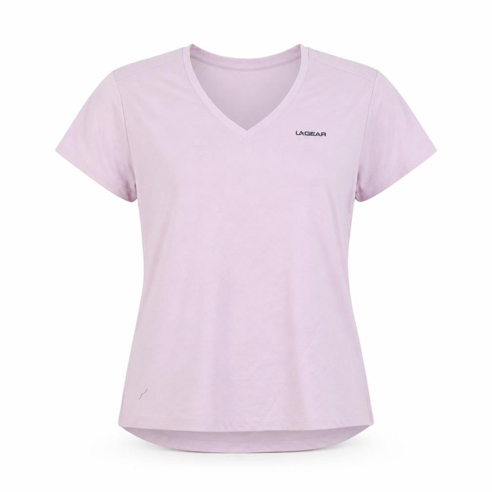 LA Gear Women's Pink V-Neck T-Shirt Size 16