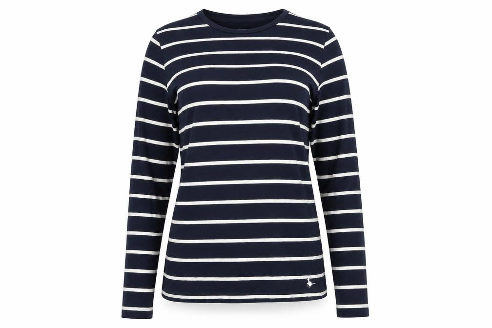 Womens UK Size 8 Jack Wills Blue 100% Cotton T-Shirt