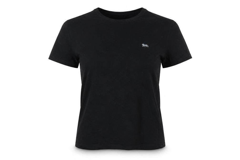 Unisex Adultss UK Size S Lonsdale Black Cotton T-Shirt