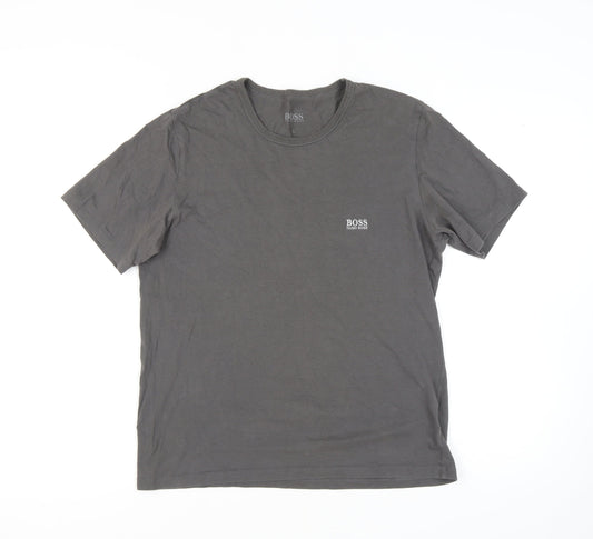 Hugo Boss Men's Grey Crew Neck T-Shirt L