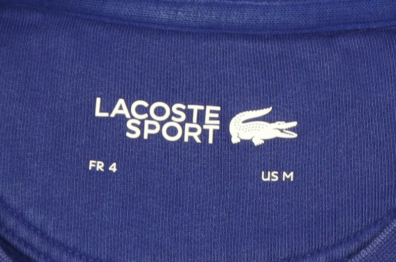 Lacoste Sport Men's Blue Crew Neck Sweatshirt - Size M