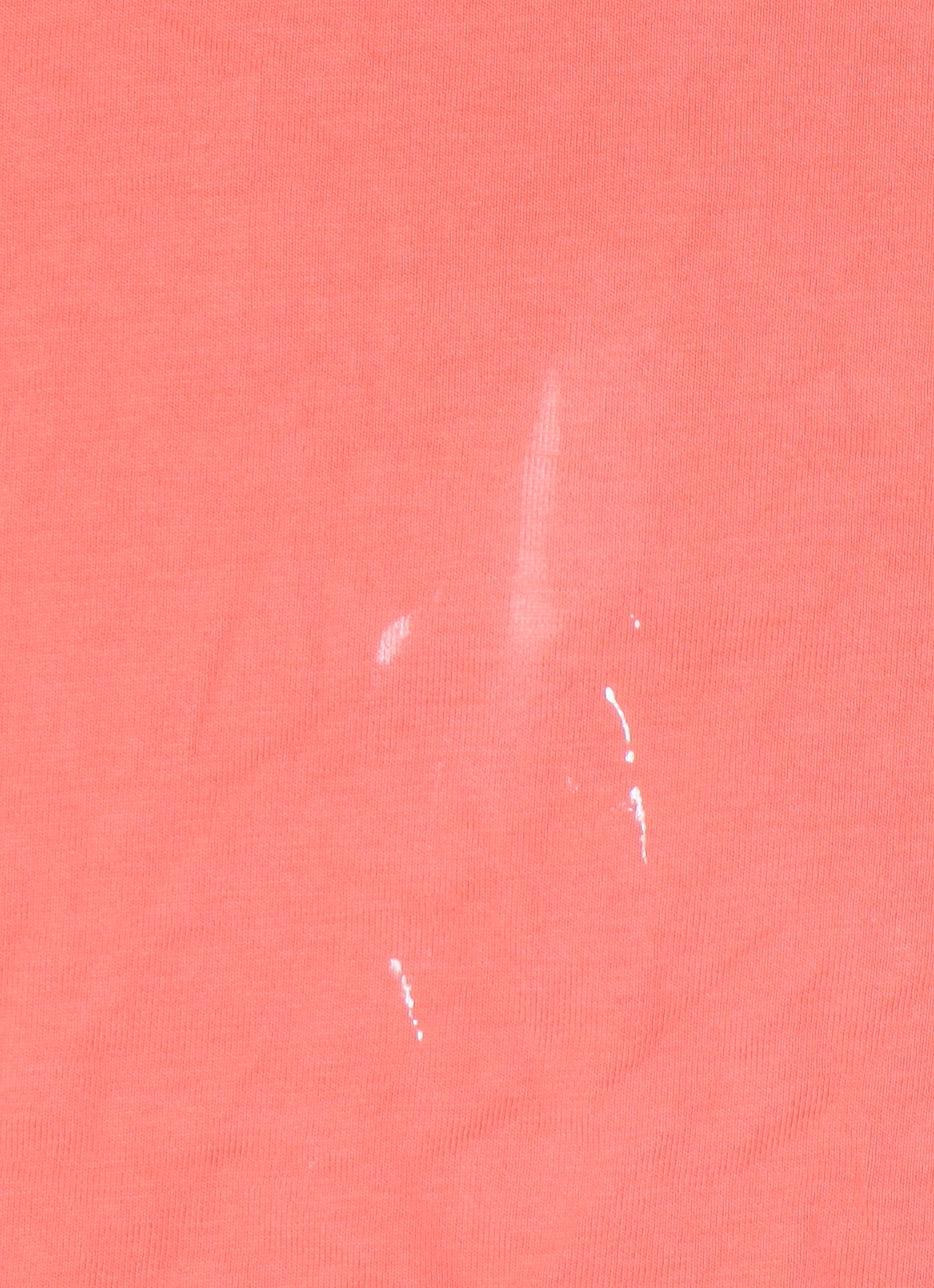 Crew Clothing T-Shirt Unisex Orange L Cotton Casual