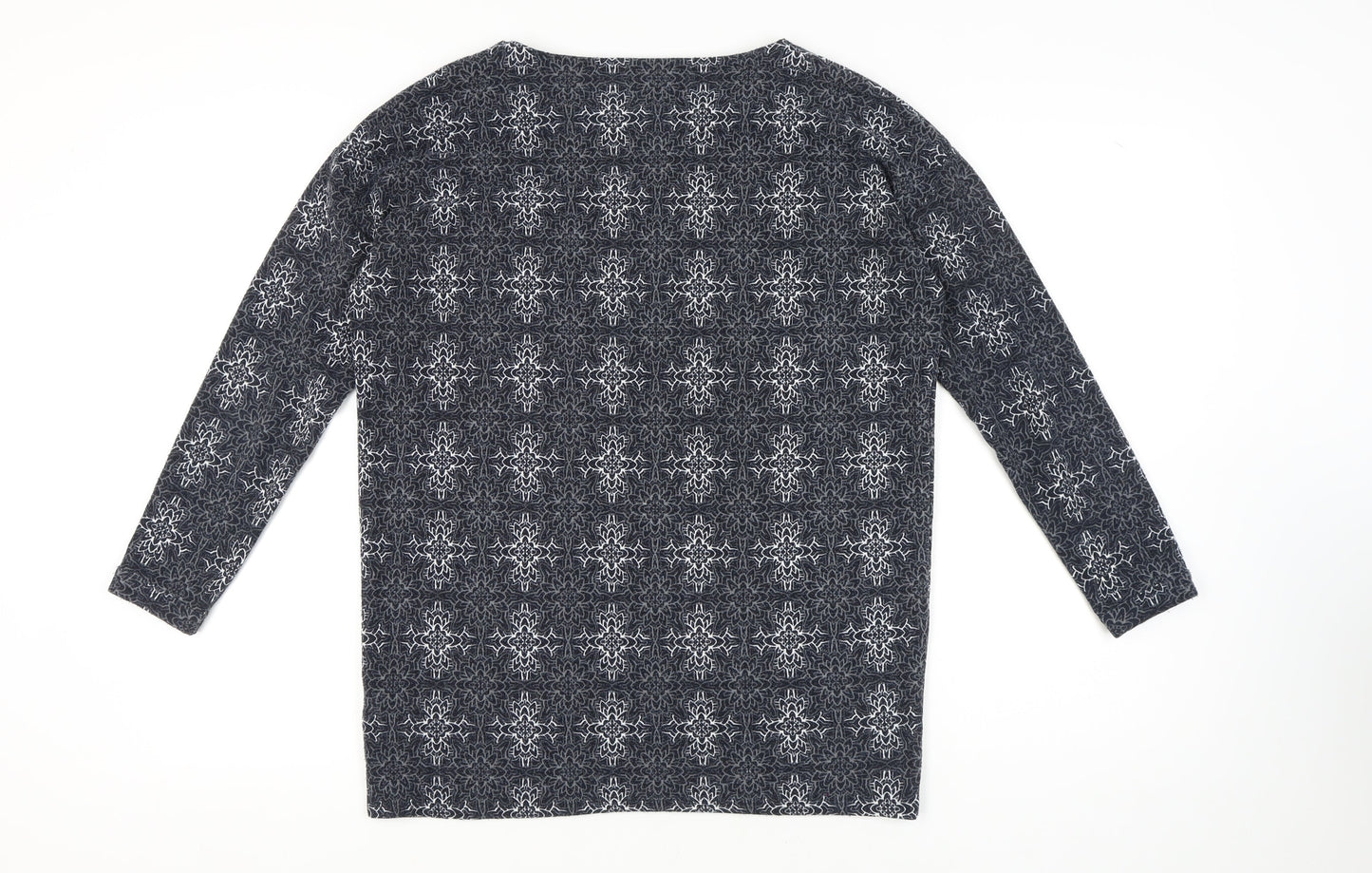 Marks and Spencer Women's Geometric Long Sleeve Top