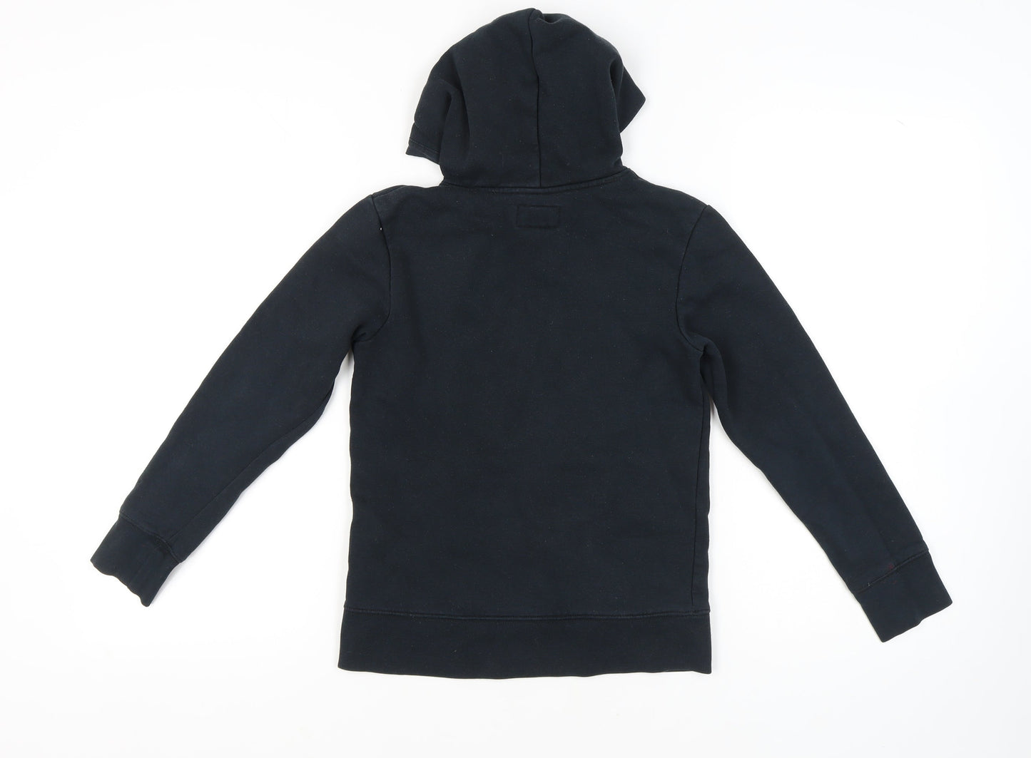 Jordan Boys Black Hoodie, Size M, Cotton Blend