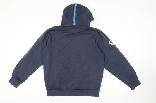 Lonsdale Men's Blue Pullover Hoodie S