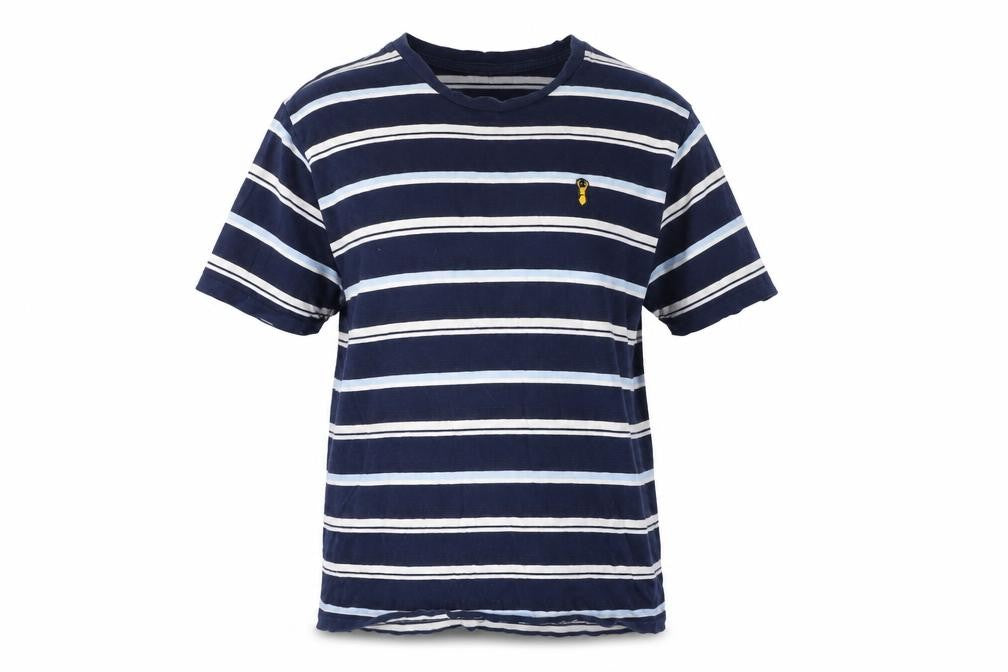 Next Men's Blue Striped T-Shirt XL - Stylish Casual Wear