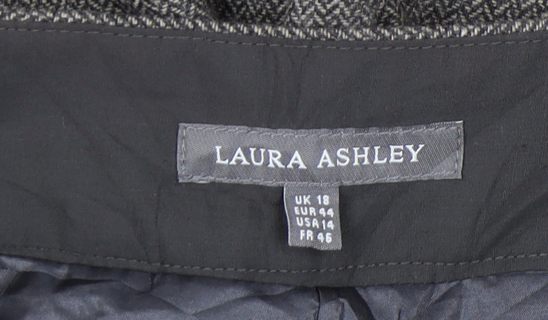 Laura Ashley Women’s Grey Wide-Leg Trousers Size 18