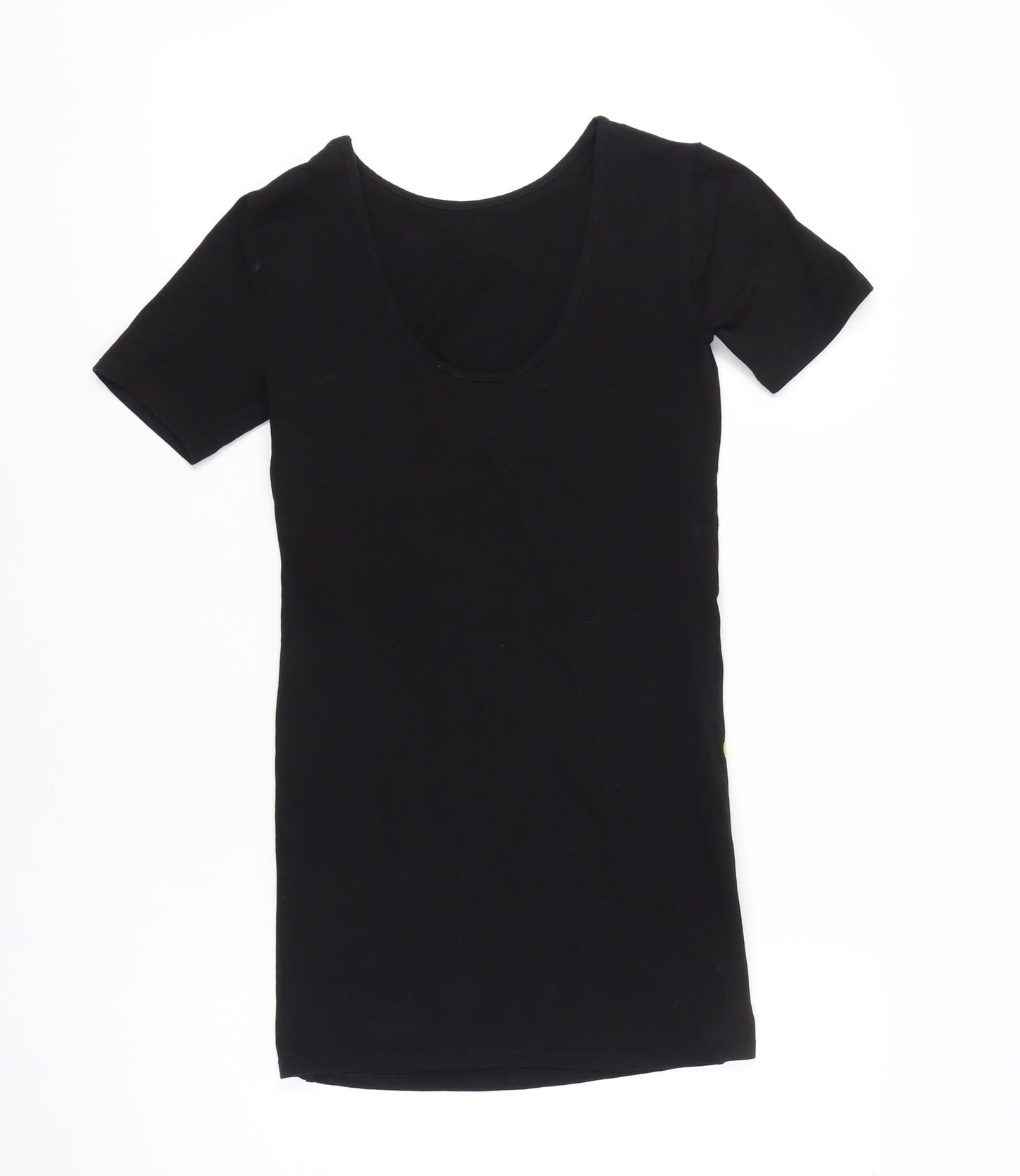 Topshop Women's Black T-Shirt Dress Size 10