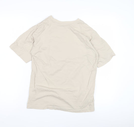 Animal Crossing Beige T-Shirt, Crew Neck, Size L