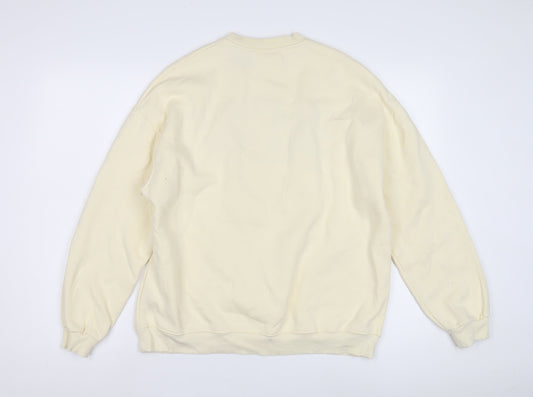 Pull & Bear Unisex Ivory UC Berkeley Sweatshirt S