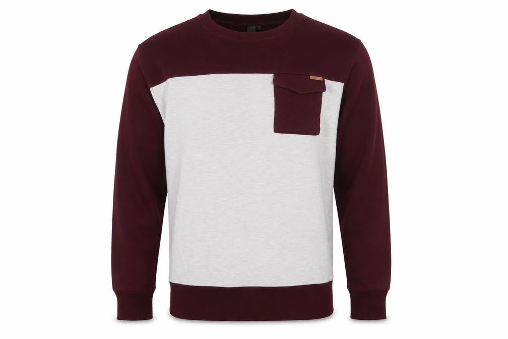 Mens UK XL Regular Firetrap Multicoloured Pullover Sweatshirt