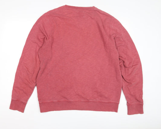 Hackett Men's Red Pullover Sweatshirt L