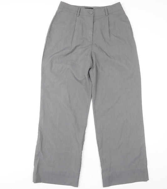 PrettyLittleThing Women's Grey Trousers, Size 8