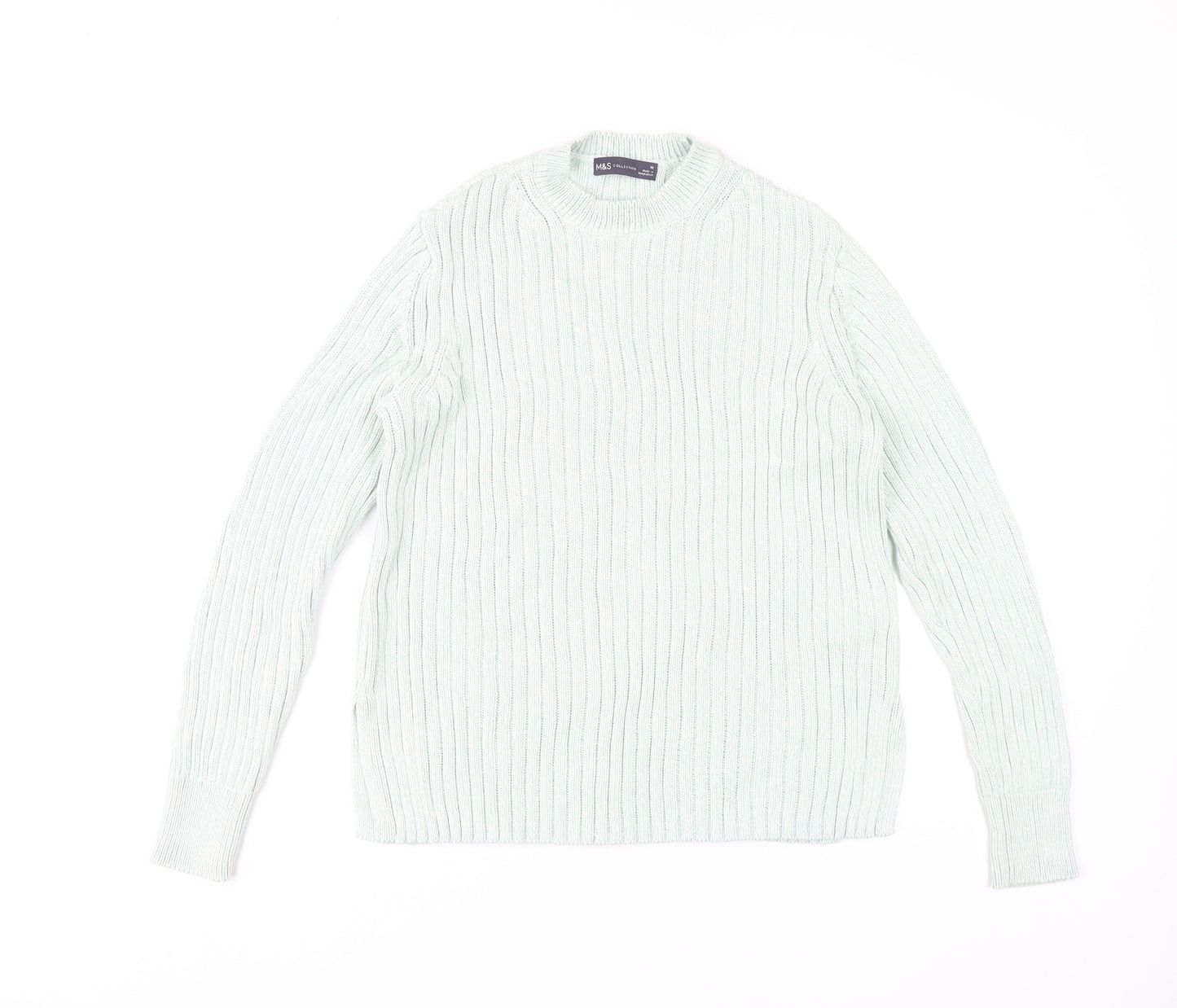 Marks and Spencer Women's Turquoise Pullover Jumper Size 10