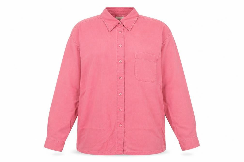Marks and Spencer Women's Pink Button-Up Shirt UK 16