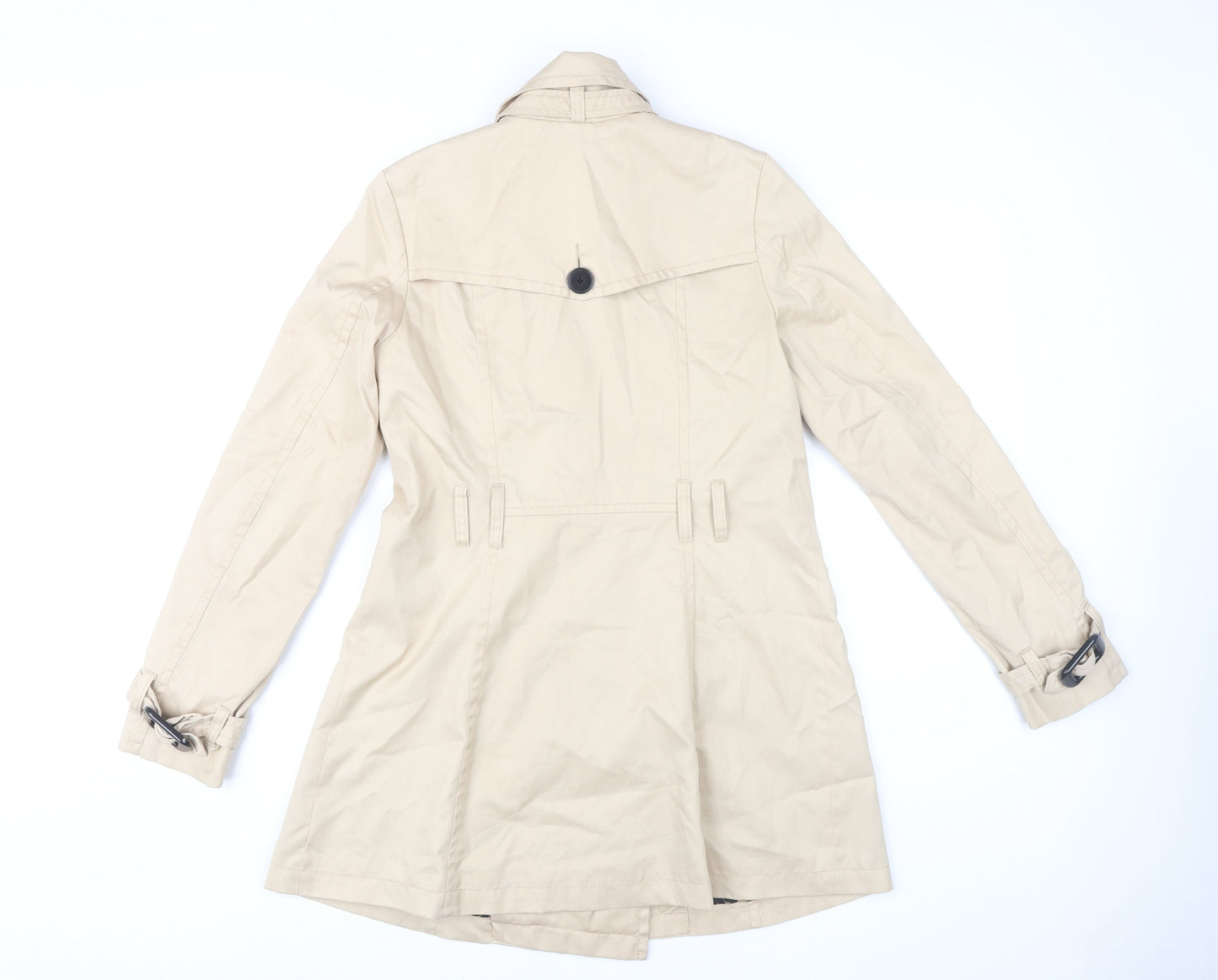 H&M Women's Beige Trench Coat Size 12