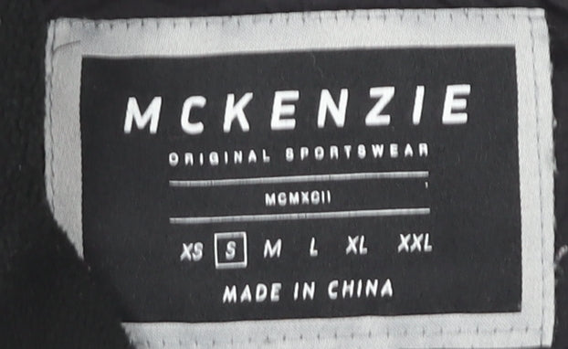 McKenzie Men's Black Anorak Jacket S Hooded Casual