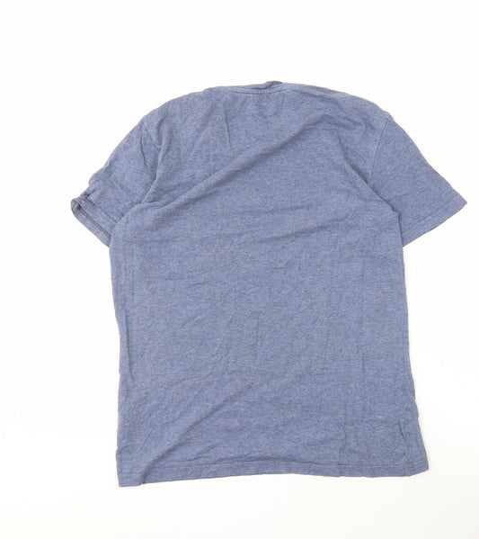 Our South Men's Blue Graphic Print T-Shirt S