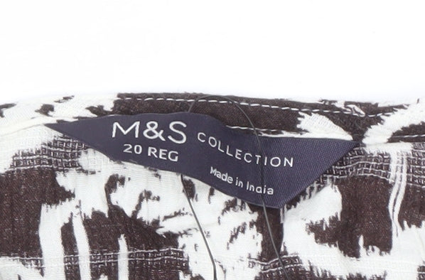 Marks and Spencer Women's Paisley Blouse, Size 20 - New