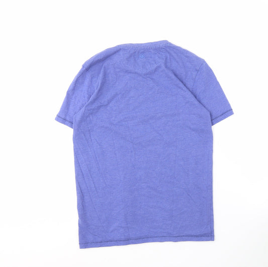 FatFace Men's Blue Graphic T-Shirt Size S