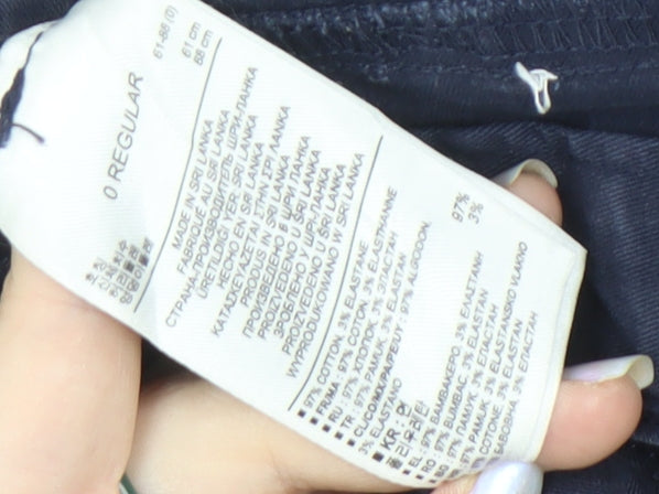 Gap Women's Blue Skinny Khakis Size 4