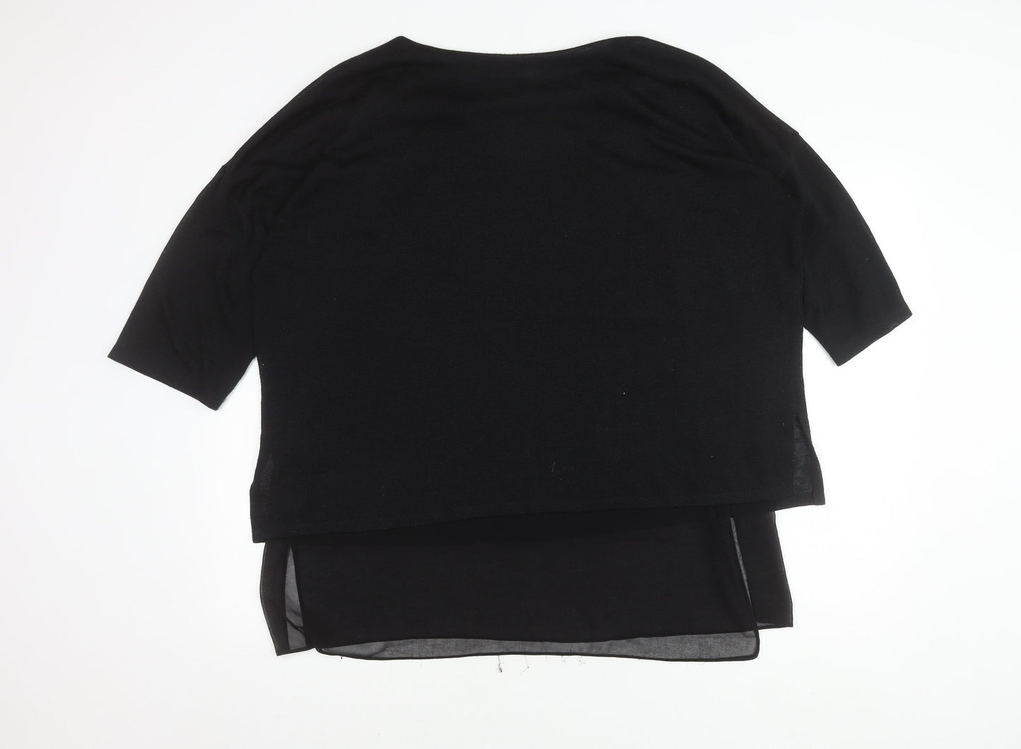 Wallis Women's Black Knit Top XL