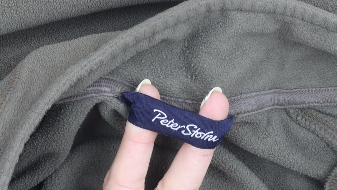 Peter Storm Men's Brown 2XL Fleece Pullover Sweatshirt