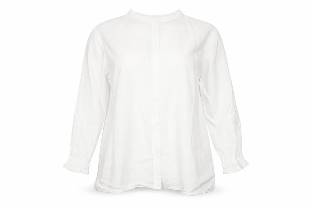 Womens UK Size 14 Massimo Dutti White Cotton Blouse