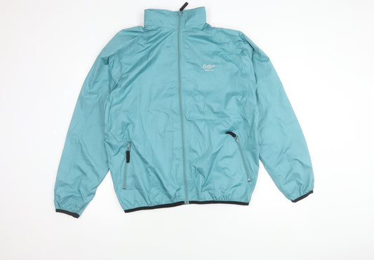 Cotton Traders Unisex Blue Windbreaker Jacket L