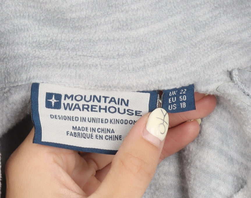 Mountain Warehouse Grey 1/2 Zip Unisex Sweatshirt
