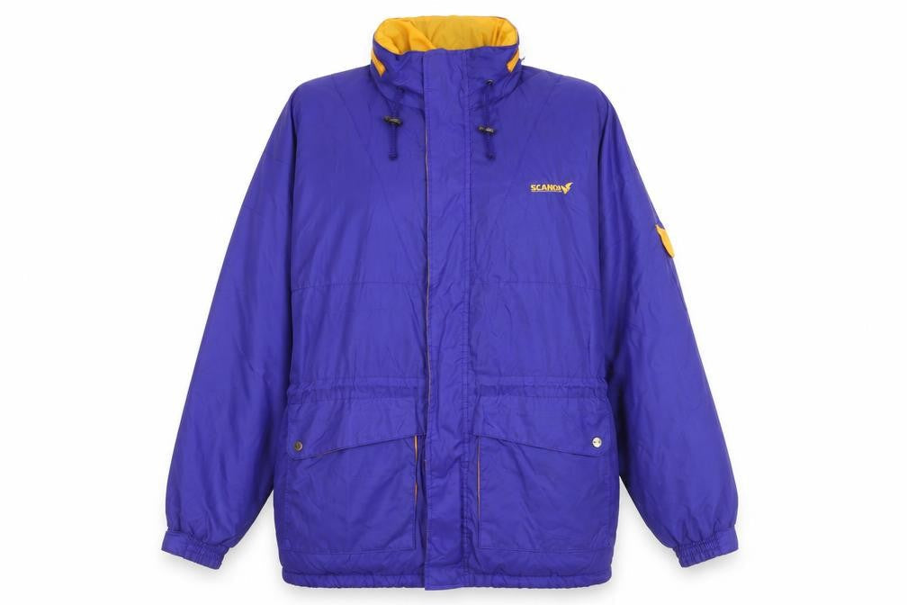 Scanda Womens Purple Windbreaker Jacket M