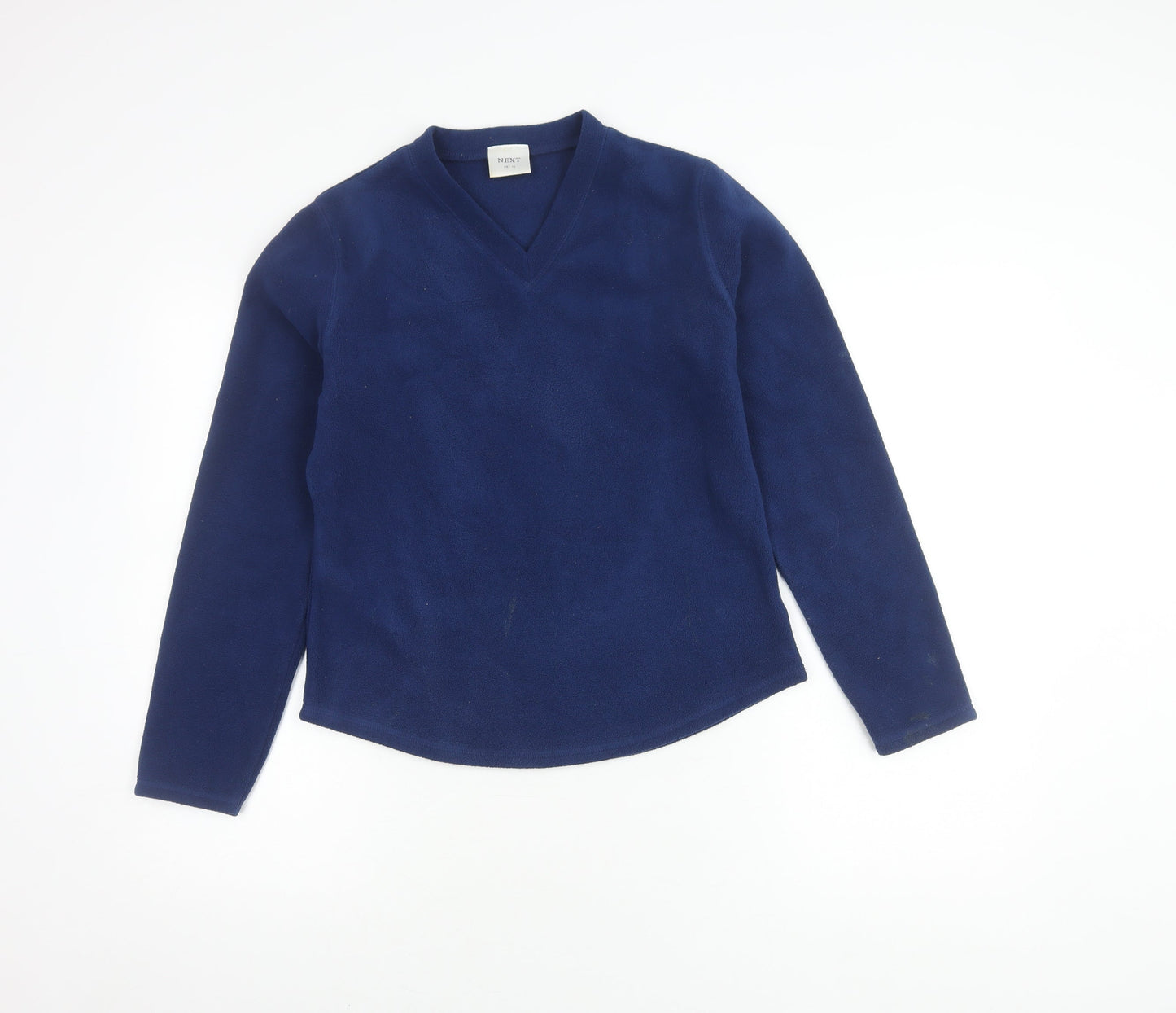Next Women's Blue Fleece Pullover Sweater Size 12