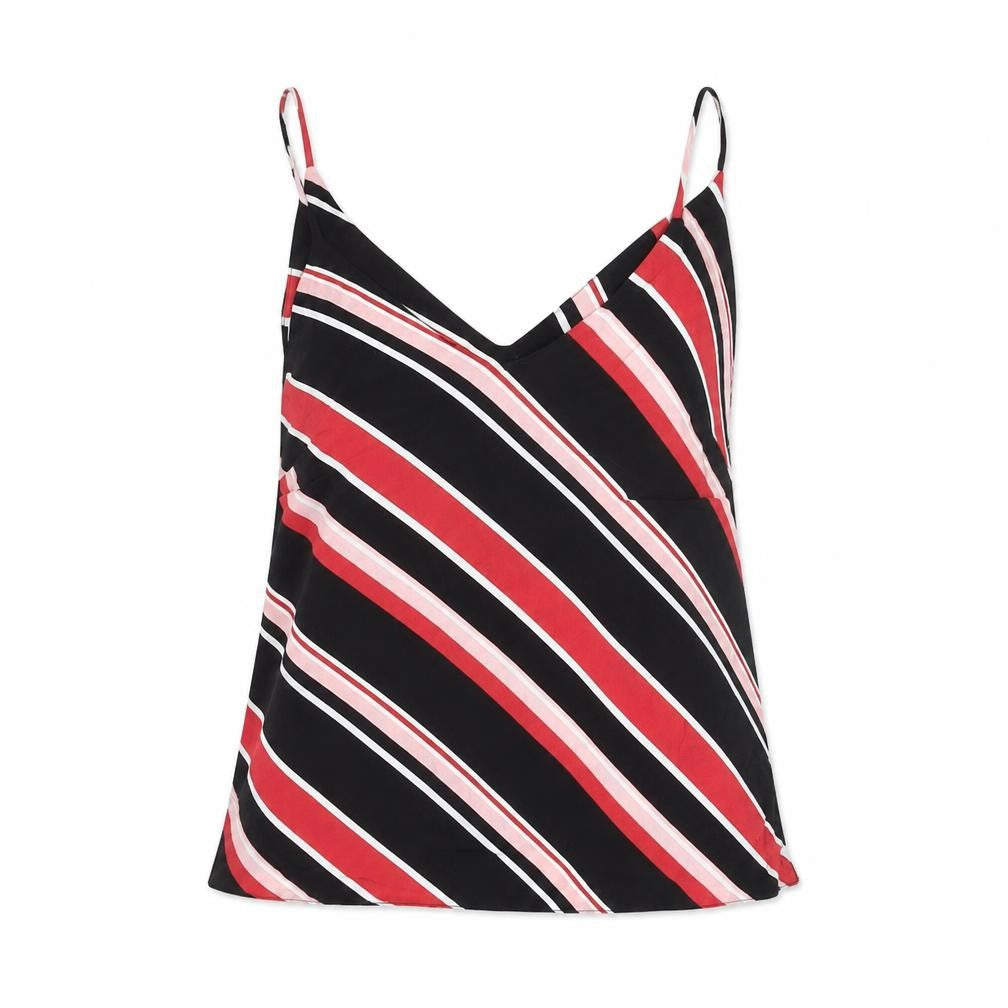 New Look Women's Multicoloured Striped Camisole Tank