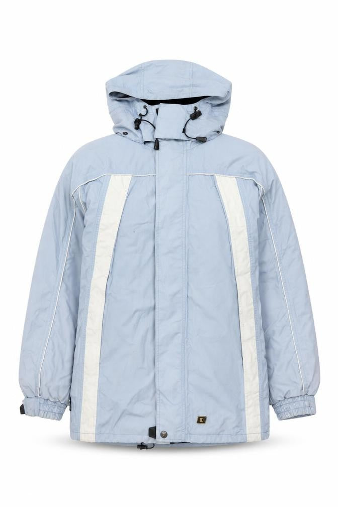 Outdoor Scene Women's Blue M Ski Jacket, Hooded, Waterproof